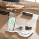 Station De Charge Sans Fil 3 En 1 Qi 15W Avec Horloge Et Levage Automatique - www.yonis-shop.com