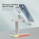 Chargeur Sans Fil Magnétique 3 En 1 15W Support Réglable Pour Téléphone Montre Et Écouteurs - www.yonis-shop.com