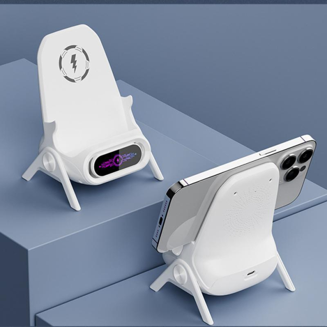 Support Chargeur Sans Fil 15W Pour Téléphones Et Tablettes 4,5 À 11 Pouces - www.yonis-shop.com