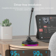 Microphone USB RGB Omnidirectionnel Pour Streaming Avec Carte Son Intégrée Et 3 Ports USB - www.yonis-shop.com