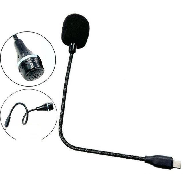 Microphone USB C Flexible Omnidirectionnel 25 Cm Avec Puce IC Pour Ordinateur Téléphone Tablette - www.yonis-shop.com