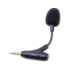 Microphone Omnidirectionnel 3 5 mm Coudé Double Port Pour Diffusion Live Mobile 85 mm - www.yonis-shop.com