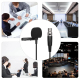 Microphone Lavalier Métallique XLR 3 Ou 4 Broches Bidirectionnel Câble Blindé 150 CM Pour Détecteur De Signal - www.yonis-sho...