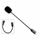 Microphone Casque Gaming E Sport Type C Droit Noir Omnidirectionnel Plug And Play 165 Mm