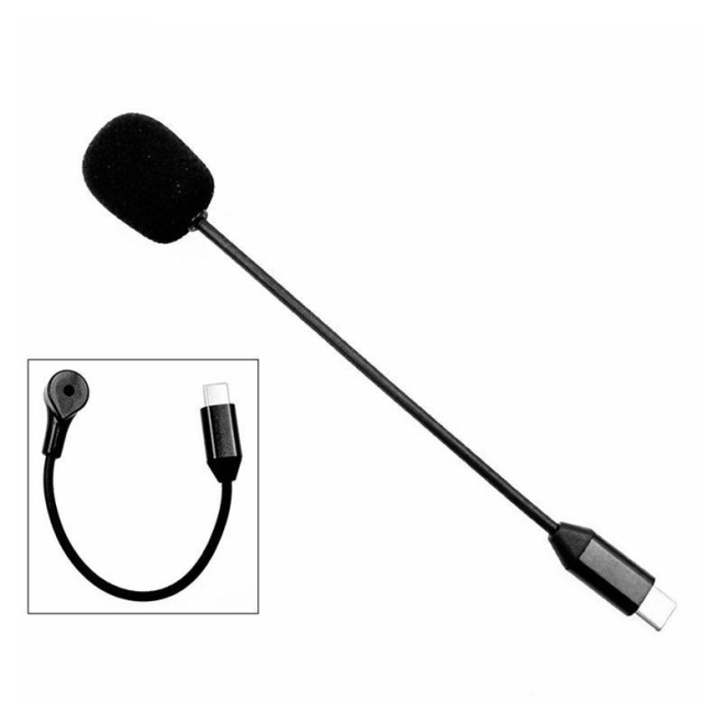 Microphone Casque Gaming E Sport Type C Droit Noir Omnidirectionnel Plug And Play 165 Mm - www.yonis-shop.com