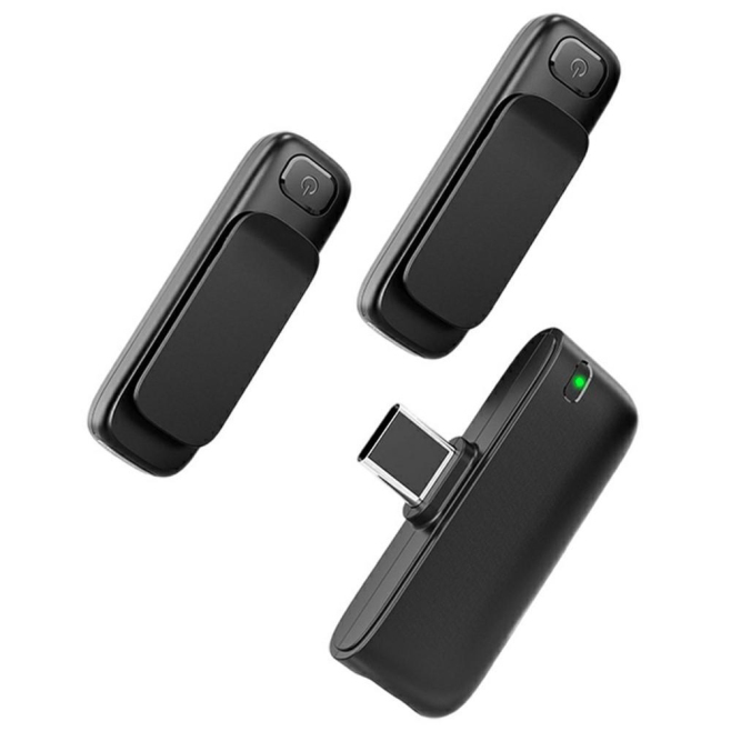 Microphone Sans Fil Avec Réduction De Bruit AI Pour Streaming En Direct Audio Professionnel Longue Portée Et Faible Latence -...