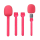 Adaptateur Micro Main Pour Micro Cravate Sans Fil Avec Bonnette Anti Vent Pour Interviews Extérieures - www.yonis-shop.com
