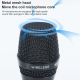 Microphone Sans Fil Professionnel Karaoké Réverbération 7 Bandes Double Antenne Portée 100 Mètres - www.yonis-shop.com