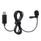 Micro Cravate USB Omnidirectionnel 2 M Plug And Play Pour Ordinateur Conférence Et Enregistrement - www.yonis-shop.com