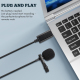 Micro Cravate USB Omnidirectionnel 2 M Plug And Play Pour Ordinateur Conférence Et Enregistrement - www.yonis-shop.com