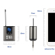 Micro Cravate Et Serre Tête Sans Fil UHF Portée 500 M Bluetooth 5.0 Batteries Rechargeables - www.yonis-shop.com
