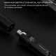 Convertisseur Micro XLR Filaire Sans Fil 2 Émetteurs 1 Récepteur Portée 50 m Plug And Play - www.yonis-shop.com