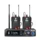 Système De Retour Audio Sans Fil Pour Scène Avec 2 Récepteurs 100 Canaux Portée 300 Mètres - www.yonis-shop.com