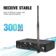 Système De Retour Audio Sans Fil Pour Scène Avec 2 Récepteurs 100 Canaux Portée 300 Mètres - www.yonis-shop.com