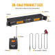 Système De Retour Audio Sans Fil UHF Avec Deux Récepteurs In Ear Portée 90 Mètres - www.yonis-shop.com