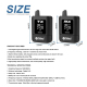 Récepteur De Retour Sans Fil 2 4G Stéréo Avec Écouteurs Autonomie 10 À 12 Heures Portée 30 À 50 Mètres - www.yonis-shop.com
