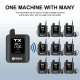 Récepteur De Retour Sans Fil 2 4G Stéréo Avec Écouteurs Autonomie 10 À 12 Heures Portée 30 À 50 Mètres - www.yonis-shop.com