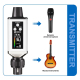 Système De Retour Sans Fil UHF Avec Adaptateur XLR 16 Canaux Latence 4 5 ms Portée 30 m - www.yonis-shop.com