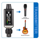 Système De Retour Sans Fil UHF Avec Adaptateur XLR 16 Canaux Latence 4 5 ms Portée 30 m - www.yonis-shop.com