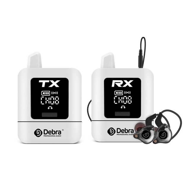 Système De Retour Audio Sans Fil Stéréo 2.4G Avec Casque Portée 30 À 50 M Latence 15 MS Multi Récepteurs - www.yonis-shop.com