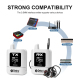 Système De Retour Audio Sans Fil Stéréo 2.4G Avec Casque Portée 30 À 50 M Latence 15 MS Multi Récepteurs - www.yonis-shop.com