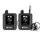 Système De Retour Audio Sans Fil Stéréo 2.4G Avec Casque Portée 30 À 50 M Latence 15 MS Multi Récepteurs - www.yonis-shop.com
