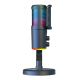 Microphone USB C De Bureau Pour Gaming Et Karaoke Avec Réduction De Bruit ENC Éclairage RGB Et Filtre Anti Pop - www.yonis-sh...
