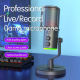 Microphone USB C De Bureau Pour Gaming Et Karaoke Avec Réduction De Bruit ENC Éclairage RGB Et Filtre Anti Pop - www.yonis-sh...