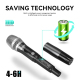 Microphone Sans Fil UHF 4 En 1 Pour Scène Et Conférence Portée 80 À 100 Mètres Capsule Dynamique Cardioïde - www.yonis-shop.com