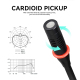 Microphone Sans Fil UHF 4 En 1 Pour Scène Et Conférence Portée 80 À 100 Mètres Capsule Dynamique Cardioïde - www.yonis-shop.com