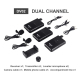 Microphone Cravate Sans Fil UHF Pour Interview 2 Récepteurs Portée 50 M Monitoring Audio Caméra Smartphone - www.yonis-shop.com