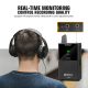 Microphone Cravate Sans Fil UHF Pour Interview 2 Récepteurs Portée 50 M Monitoring Audio Caméra Smartphone - www.yonis-shop.com