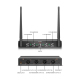 Système De Microphones Sans Fil UHF 4 Canaux Portée 100 Mètres Pour Karaoké Et Conférences - www.yonis-shop.com