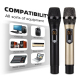 Système Micro Sans Fil UHF Pour Scène Et KTV Deux Micros Rechargeables Portée 50 Mètres - www.yonis-shop.com