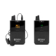 Microphone Lavalier Sans Fil UHF Pour Interview Et Live Portée 50 M 30 Canaux Monitoring Audio
