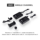 Microphone Lavalier Sans Fil UHF Pour Interview Et Live Portée 50 M 30 Canaux Monitoring Audio - www.yonis-shop.com