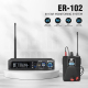 Récepteur De Retour Audio Sans Fil UHF Avec Écouteurs Intra Auriculaires Liaison Infrarouge 530 À 580 MHz - www.yonis-shop.com