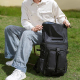 Sac À Dos De Voyage Extensible À Fermeture Enroulable Résistant Aux Éclaboussures Pour Ordinateur 15,6 Pouces Et Tablette - w...