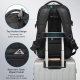 Sac À Dos Sport Et Voyage 23 L Pour Ordinateur 15,6 Pouces Léger Imperméable Antivol Organisé - www.yonis-shop.com