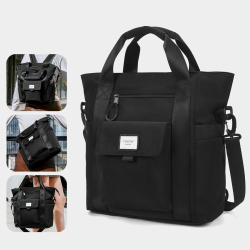 Sac À Dos Convertible Femme 3 En 1 Léger Pour Ordinateur 14 Pouces Résistant À L’Eau 15 L Avec Housse Bagage