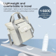 Sac À Dos Convertible Femme 3 En 1 Léger Pour Ordinateur 14 Pouces Résistant À L’Eau 15 L Avec Housse Bagage - www.yonis-shop...