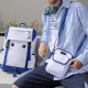 Sac À Dos Ordinateur 14 Pouces 2 En 1 Pour Travail Voyage Avec Pochette Bandoulière Détachable Et Compartiments Multiples - w...