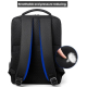 Sac À Dos Pour Ordinateur Portable 16 Pouces Pour Travail Et Voyage Résistant À L’Eau Avec Port USB - www.yonis-shop.com