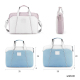 Sacoche Ordinateur 13,3 À 14 Pouces Antichoc Imperméable Avec Bandoulière Compartiments Et Sangle De Trolley - www.yonis-shop...