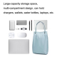 Sacoche Ordinateur Portable Bandoulière Grande Capacité Imperméable Avec Compartiment Antichoc Pour Écran Jusqu’à 15,6 Pouces...