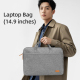 Housse Pour Ordinateur Portable Jusqu’à 14,9 Pouces Légère Imperméable Avec Doublure Polaire Et Sangle Pour Valise - www.yoni...