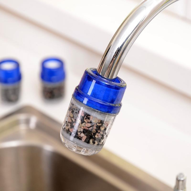Filtre Purificateur D’Eau Pour Robinet 2 Pièces À Charbon Actif Trois Couches Compatible 16 À 17 Mm - www.yonis-shop.com