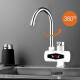 Robinet Chauffe Eau Électrique Instantané Cuisine Eau Chaude Froide Affichage Température 3000 W Avec Douchette IPX4 - www.yo...