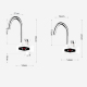 Robinet Chauffe Eau Électrique Instantané Cuisine Eau Chaude Froide Affichage Température 3000 W Avec Douchette IPX4 - www.yo...