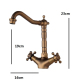Robinet De Lavabo Rotatif Monotrou En Cuivre Eau Chaude Et Froide Avec Mousseur Économiseur D’Eau - www.yonis-shop.com